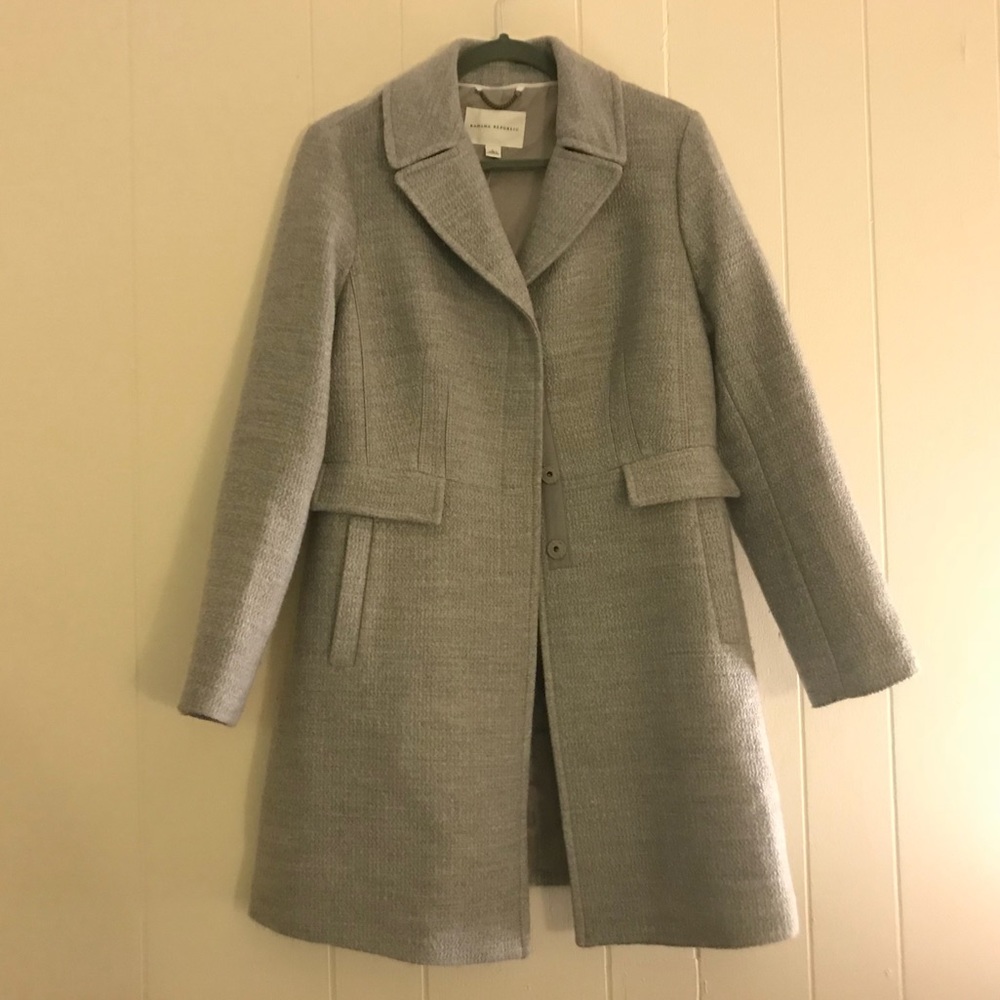 ✨ Gray Banana Republic pea coat women’s large ✨